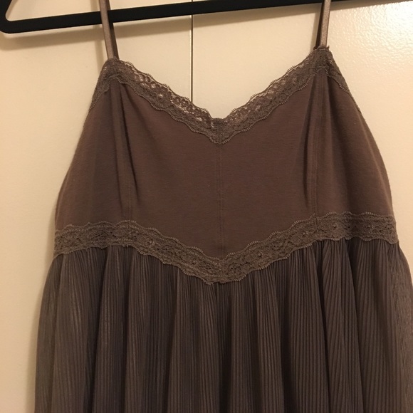 ** SOLD ** Free People Taupe Intimate Slip - Picture 2 of 5