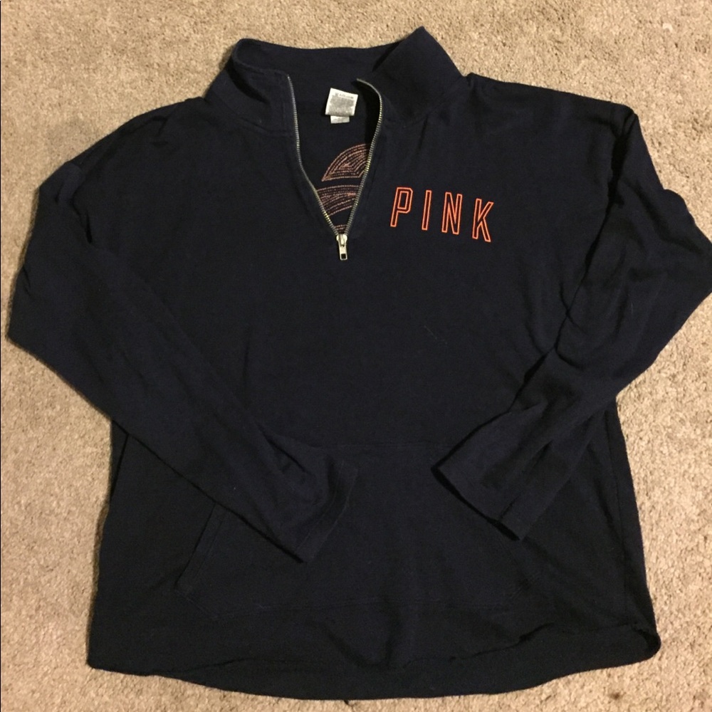 VS PINK NFL Denver Broncos 3 quarter zip