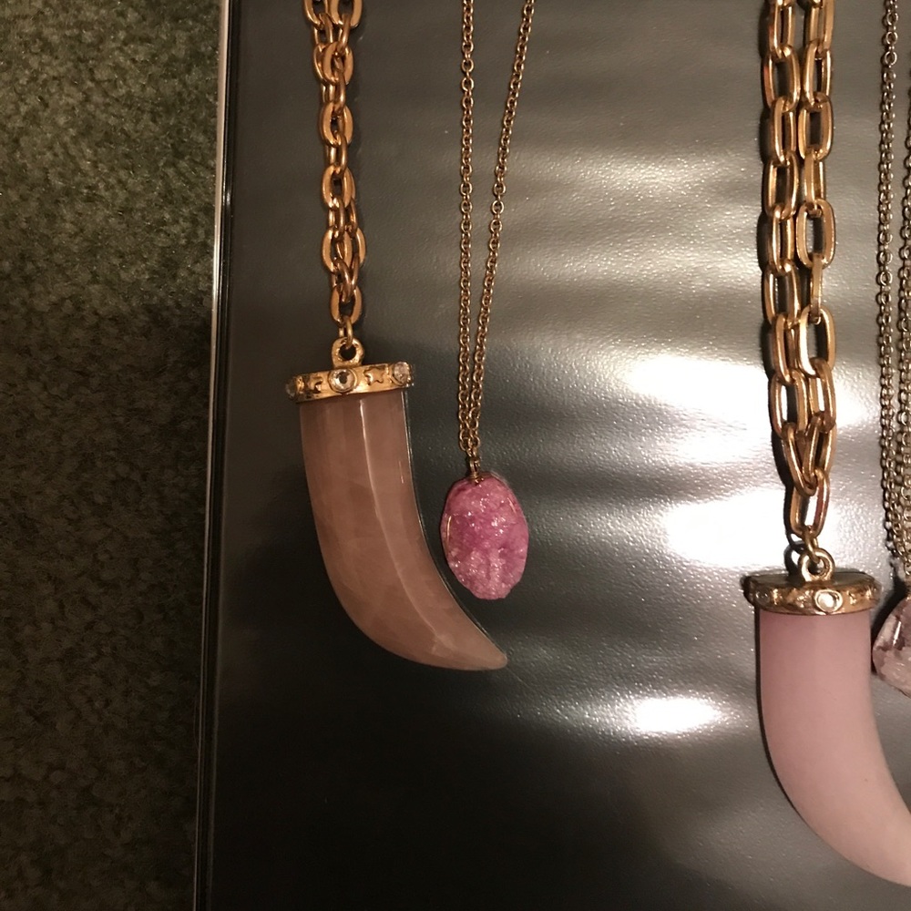 Agate stone and Italian horn