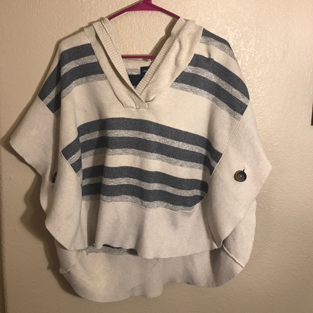 American Eagle Hooded Poncho