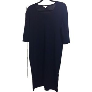 Demylee NY Cashmere/Wool/Silk Navy Sweater Dress S