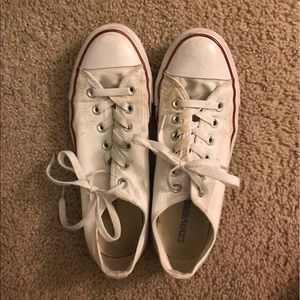 White Converse Low Top Sneakers