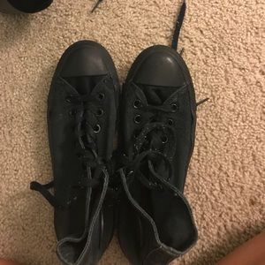 Converse Black High Top Sneakers