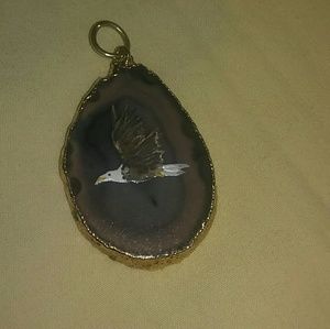 Native American Alaskan Hand painted necklace