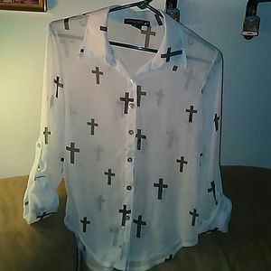 White Living Doll Blouse