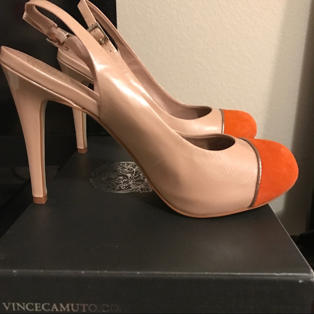 vince camuto nude pumps