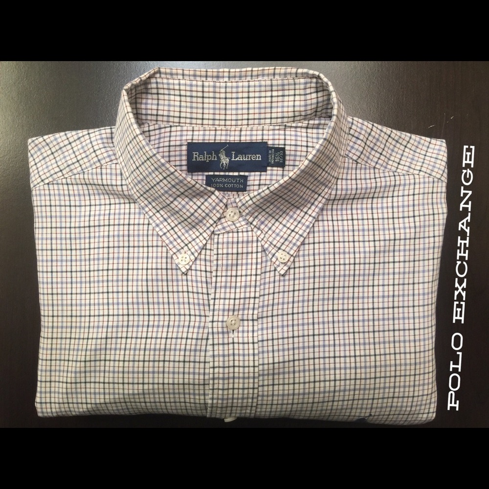 Polo Ralph Lauren 100% Cotton Yarmouth Shirt.