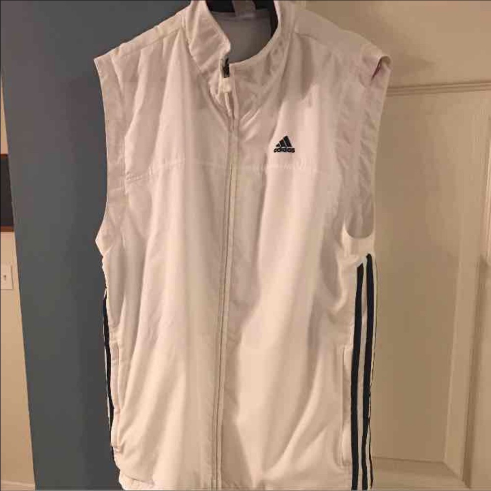 White adidas vest