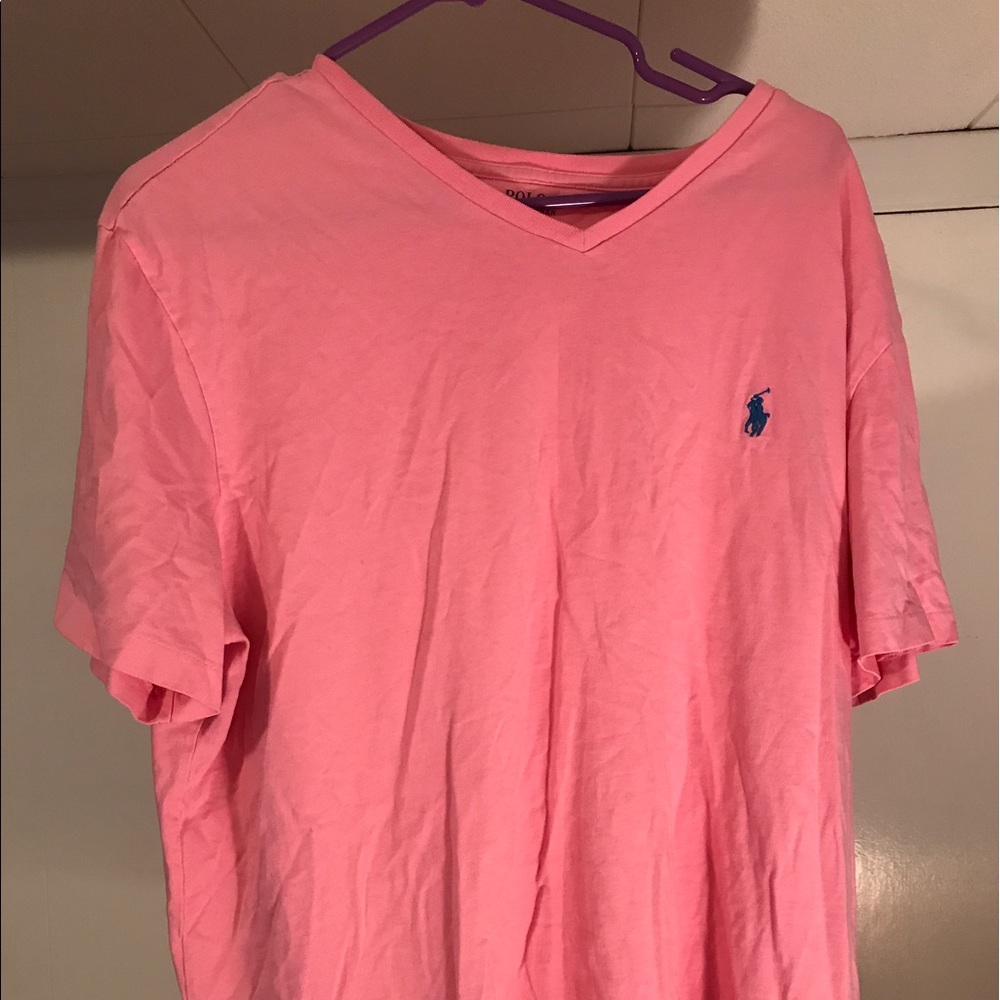 Polo Ralph Lauren pink v neck