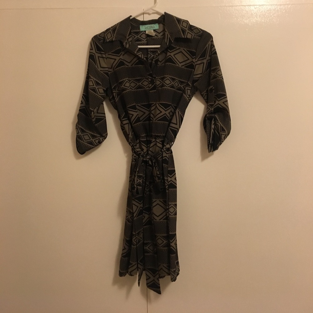 Karlie Geo Print Dress