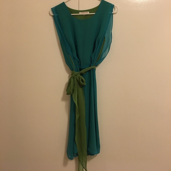 Joy Joy Tie Waist Dress - Picture 1 of 5