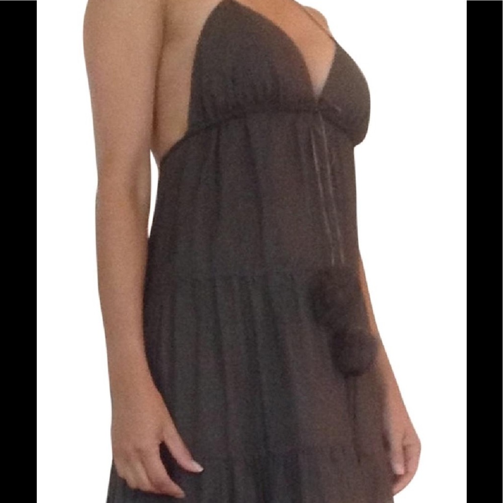 INGWA MELERO Anthology SILK AND RABBIT FUR DRESS  SIZE M