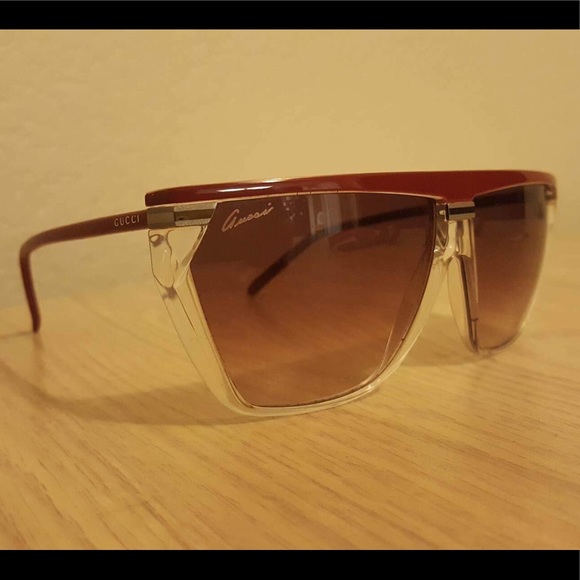 Gucci Other - Authentic GUCCI Red + Crystal Sunglasses