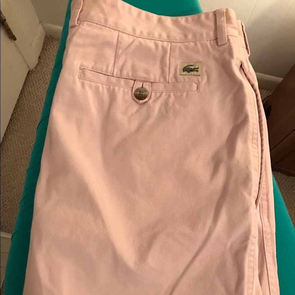 Lacoste light pink club pants