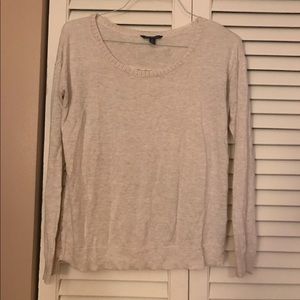 Size Small American Eagle White Floral Top