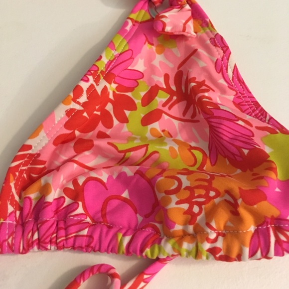 Old Navy triangle floral bikini top - Picture 2 of 3