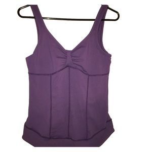 Prana Deep Purple Athletic Top Size Medium