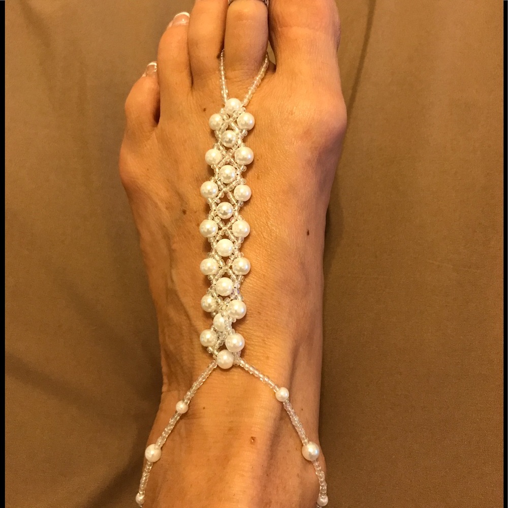 Pearl foot jewelry bracelet
