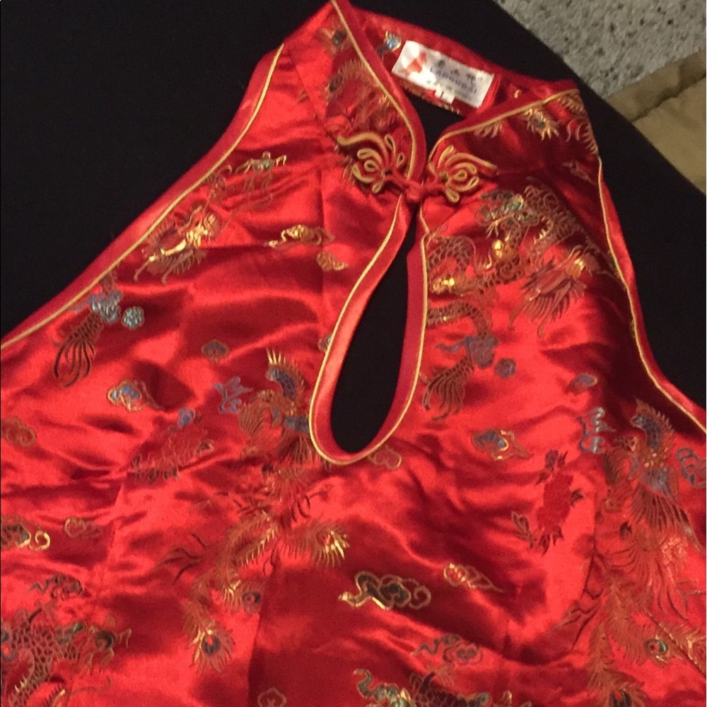 Size large Laogudai halter dress!