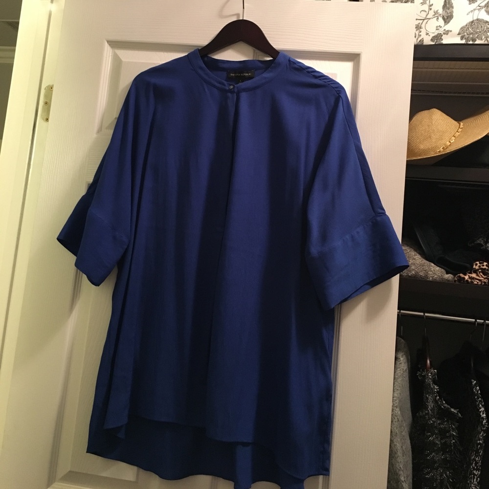 Banana Republic Blue Airy Tunic