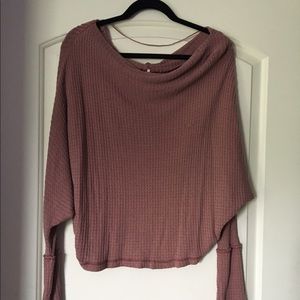 Free People Off The Shoulder Cowl Sweater