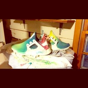 Tie dyed nmd rx1 used