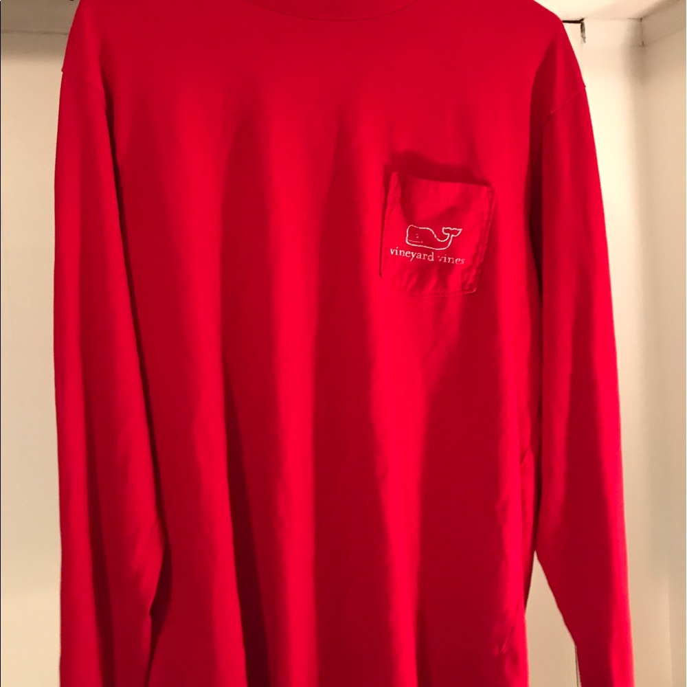 Vineyard vines red long sleeve t shirt