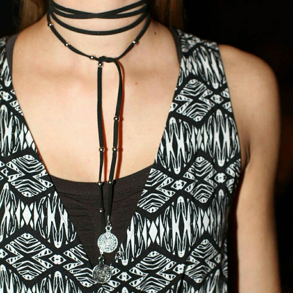 Brown Choker Faux Coins - Picture 8 of 8