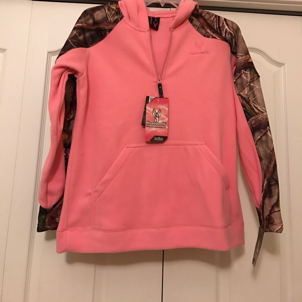 Fuzzy quarter zip