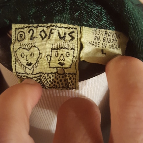 Dark green button down - Picture 5 of 5