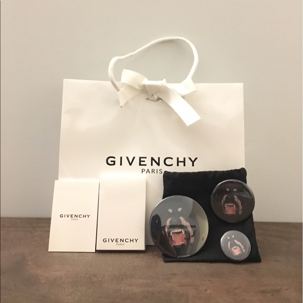 RARE Givenchy Rottweiler Trio Badge