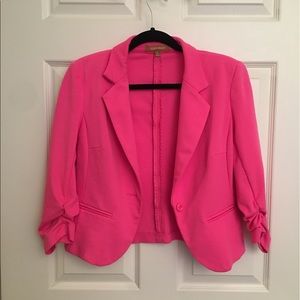 Hot pink blazer