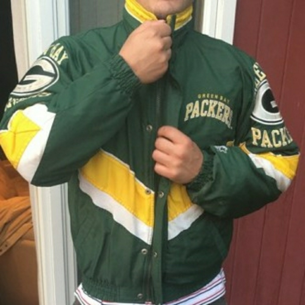 Starter Mens Green Bay Packers Football Jacket