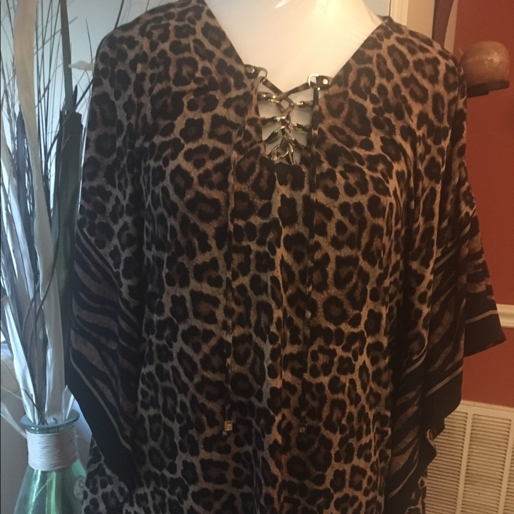 Michael Kors lace up top