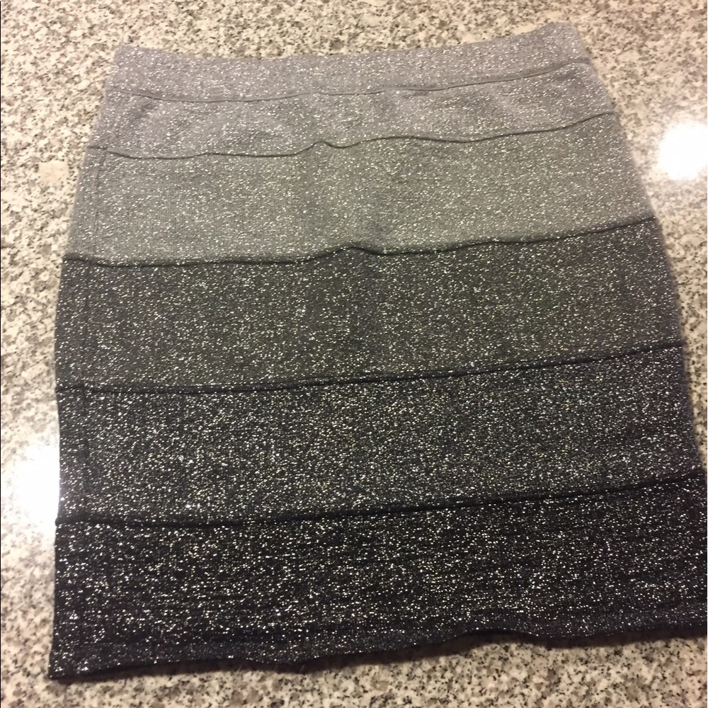 Grey and black skirt