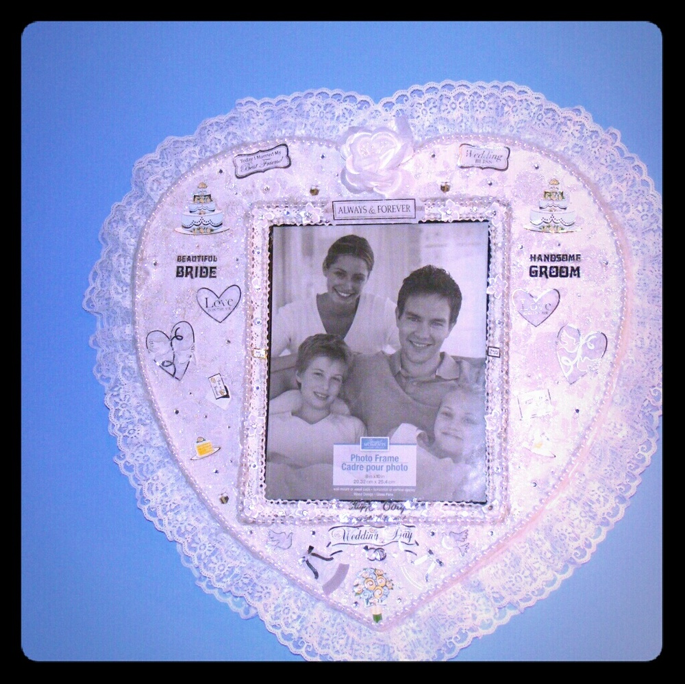 Forever wedding picture frame