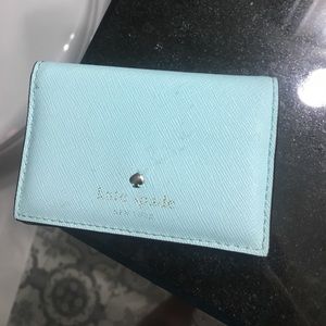 Kate Spade Baby Blue Card Holder