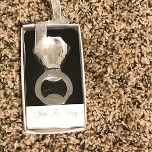 NEVER USED ring bottle opener