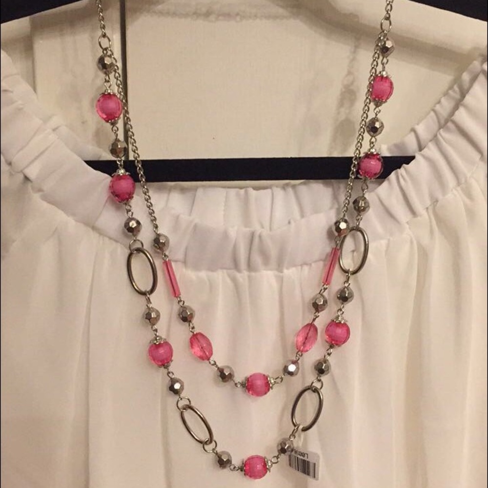 Crystal pink Necklace