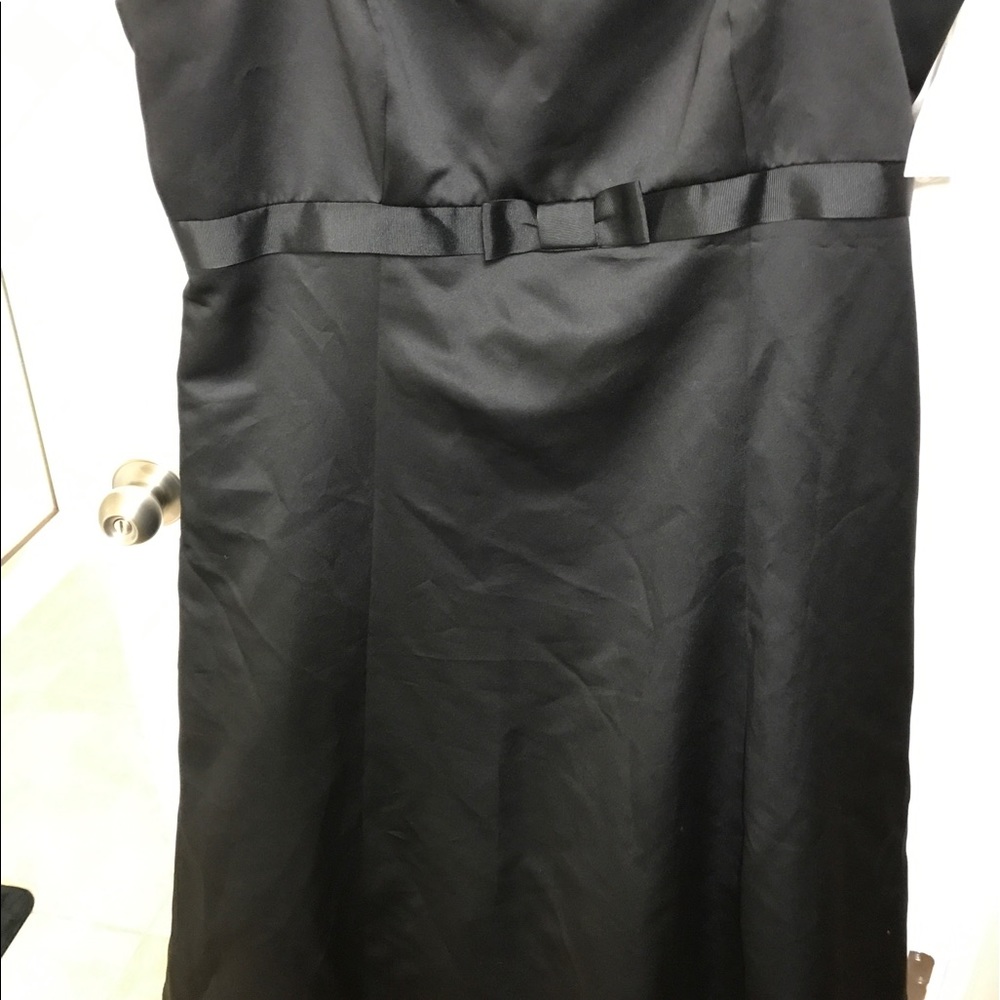 Satin Black dress