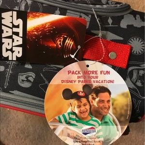 Star Wars rolling luggage bag