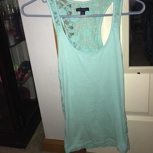 🔥Blue Tanktop With Lace🔥
