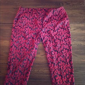 Lane Bryant Size 22 Floral Pants
