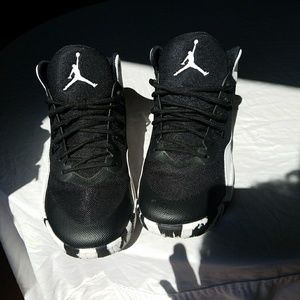 Air Jordan's Black & White, size 9.5,