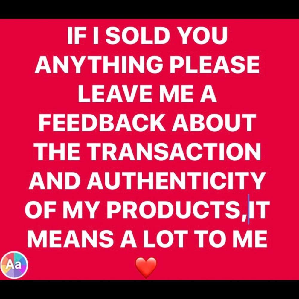 BUYER FEEDBACK NEEDED ❤️