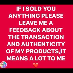 BUYER FEEDBACK NEEDED ❤️