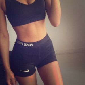 Nike pro spandex shorts