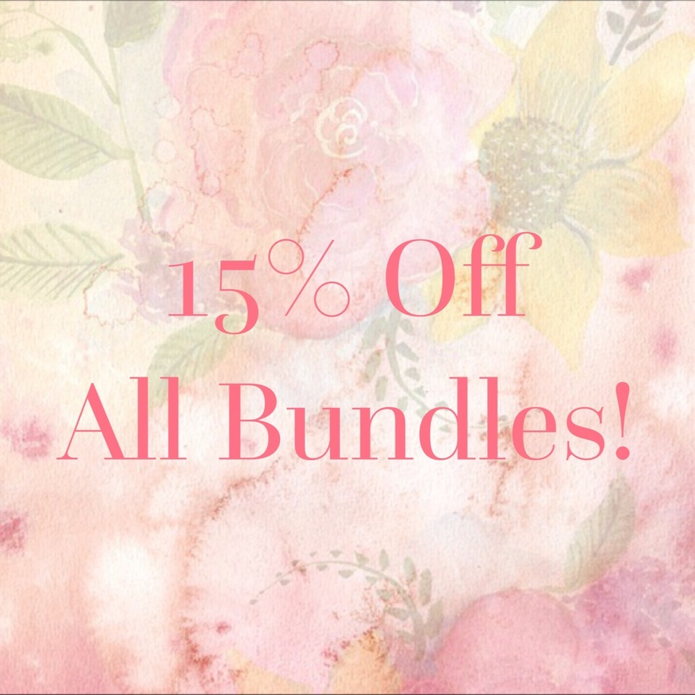 15% Off All Bundles! 🌸