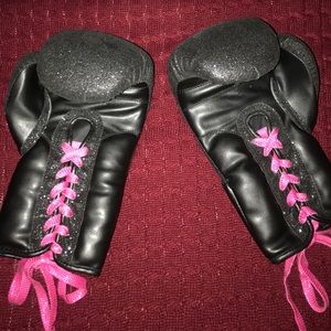 sparkly boxing gloves