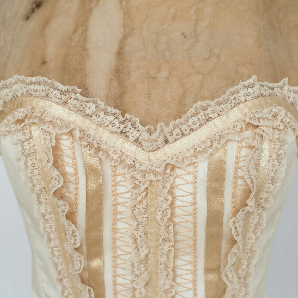 Ornate Ruffled & Lacy Corset by Pronuptia